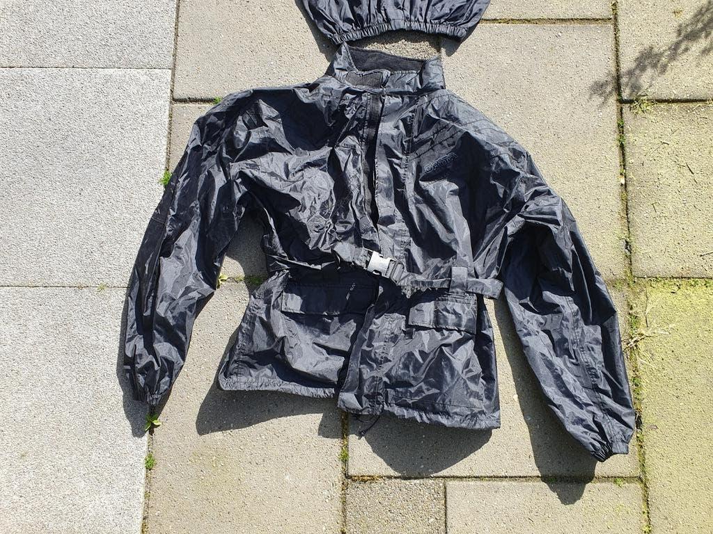 Orina Zwart Regenpak Motor (Jas 3XL/Broek L) Nieuwstaat, Motoren, Jas | textiel, Heren, Ophalen of Verzenden, Nieuw zonder kaartje