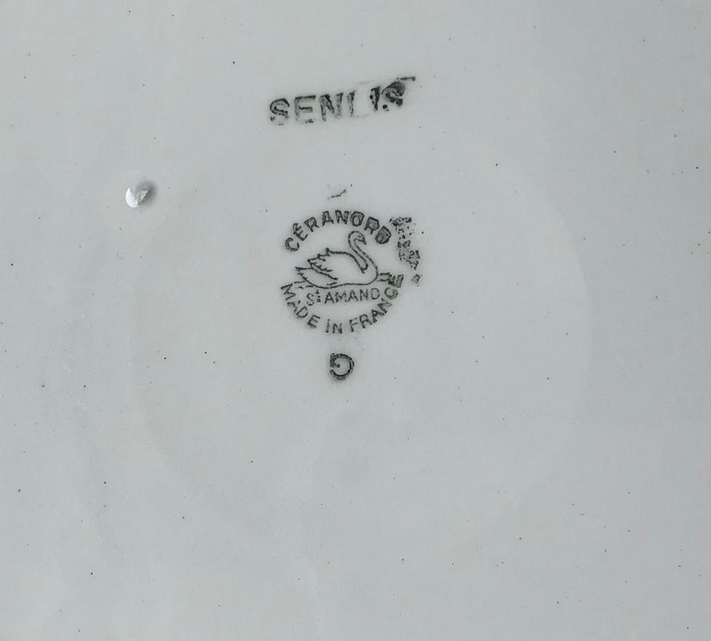 Ceranord Saint Amand Senlis presenteer bord 1940, Antiek en Kunst, Ophalen of Verzenden