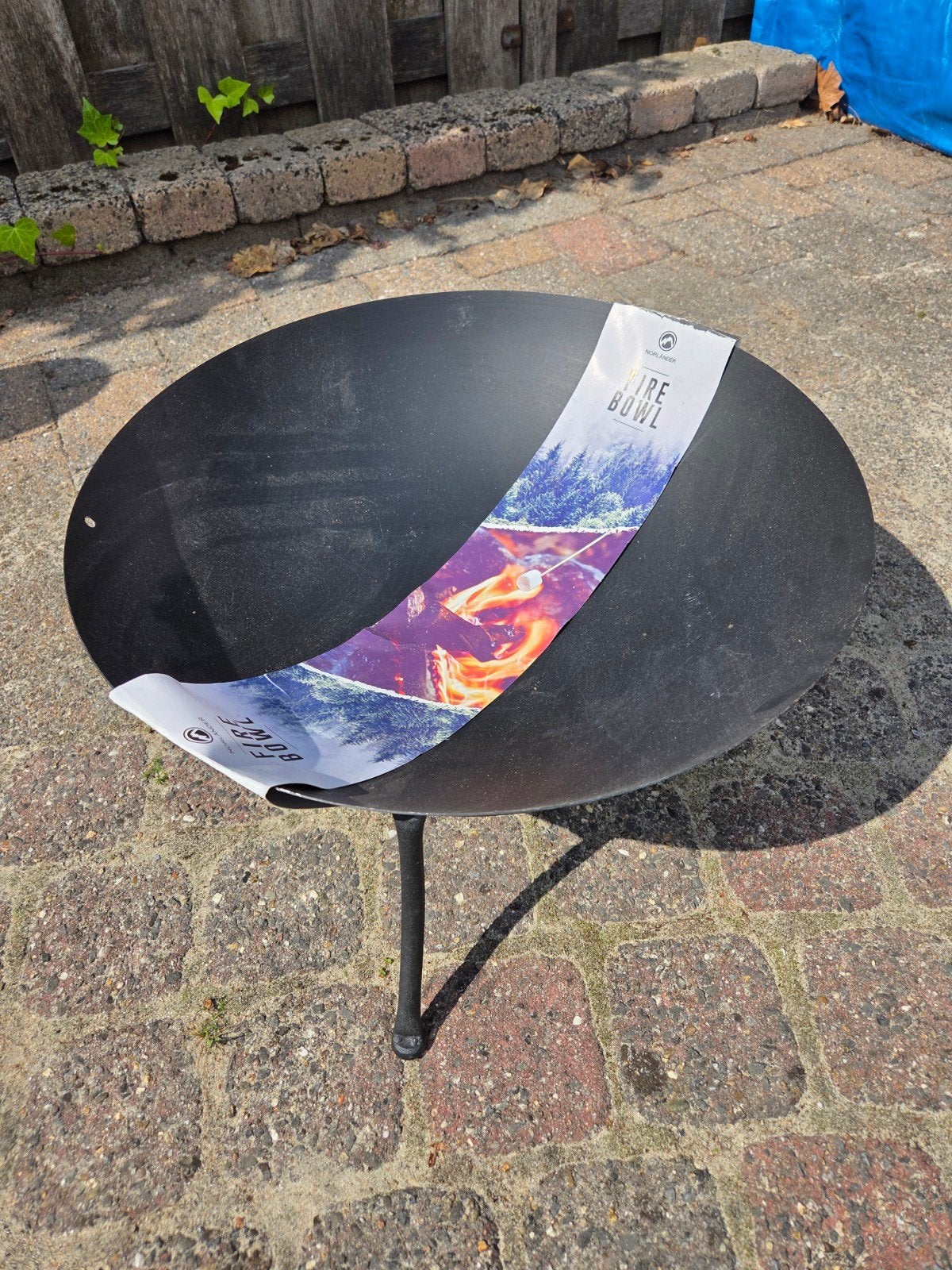Vuur schotel / fire bowl, Ophalen, Nieuw