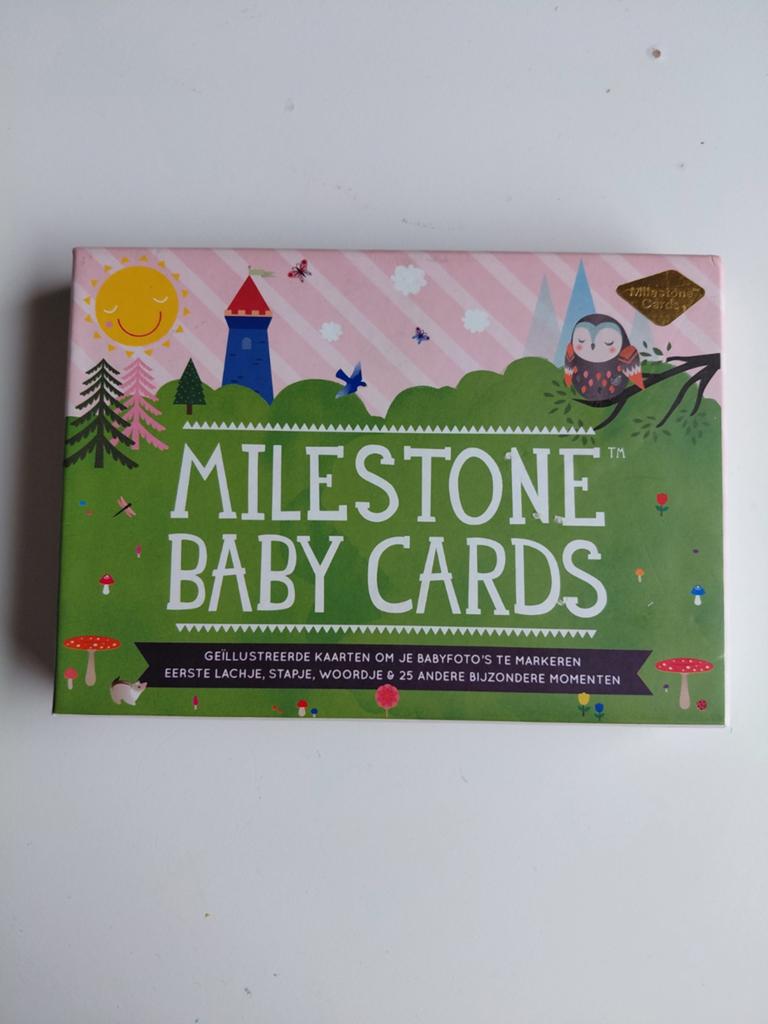 Milestone Baby Cards - Leg de eerste momenten vast!, Ophalen of Verzenden, Zo goed als nieuw, Kraamcadeau