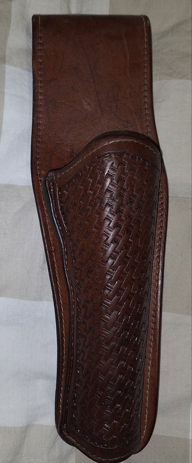 Mexicaans Basketweave Lederen Holster voor Voorlaadpistool, Ophalen of Verzenden, Gebruikt