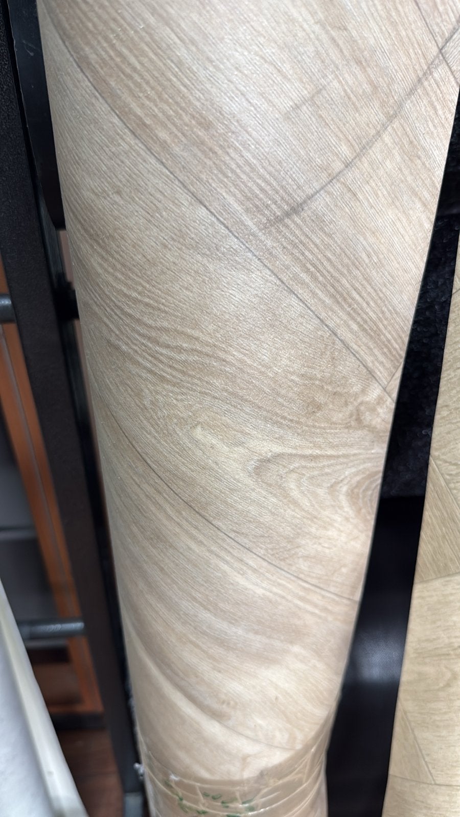 Coupon vinyl Novilon visgraat 1,20x2,30m - Nieuw, Ophalen, Beige, Nieuw, Minder dan 5 m²