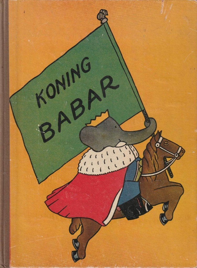 Koning Babar - Jean de Brunhoff"", Ophalen of Verzenden, Gelezen, Jean de Brunhoff, Fictie algemeen