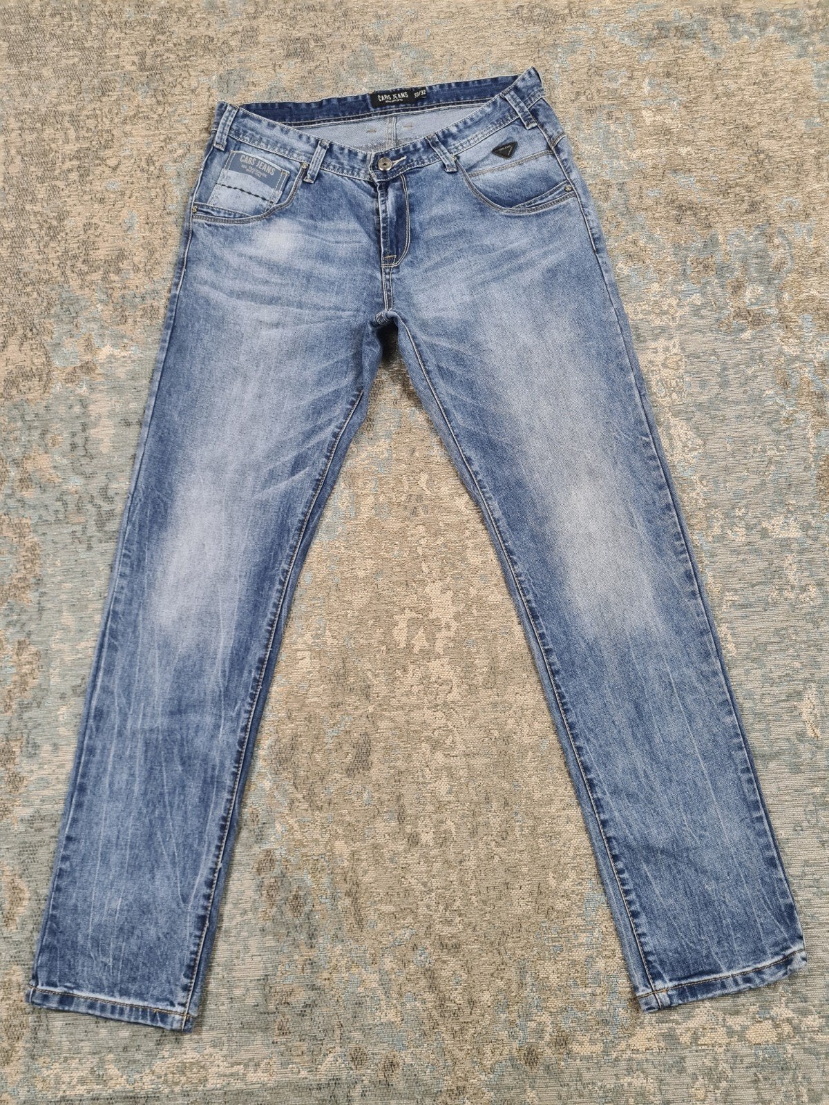 CARS JEANS W33 L32 Straight STRETCH Bronno3332 Blauw, Kleding | Heren, Blauw, Zo goed als nieuw, W33 - W34 (confectie 48/50), Generaal Vetterstraat 67, 1059 BT Amsterdam