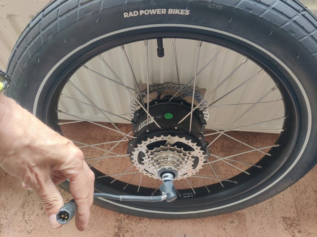Volledig achterwiel met motor voor de radwagon 4, Ophalen of Verzenden, Nieuw, Motor, Rad power bike