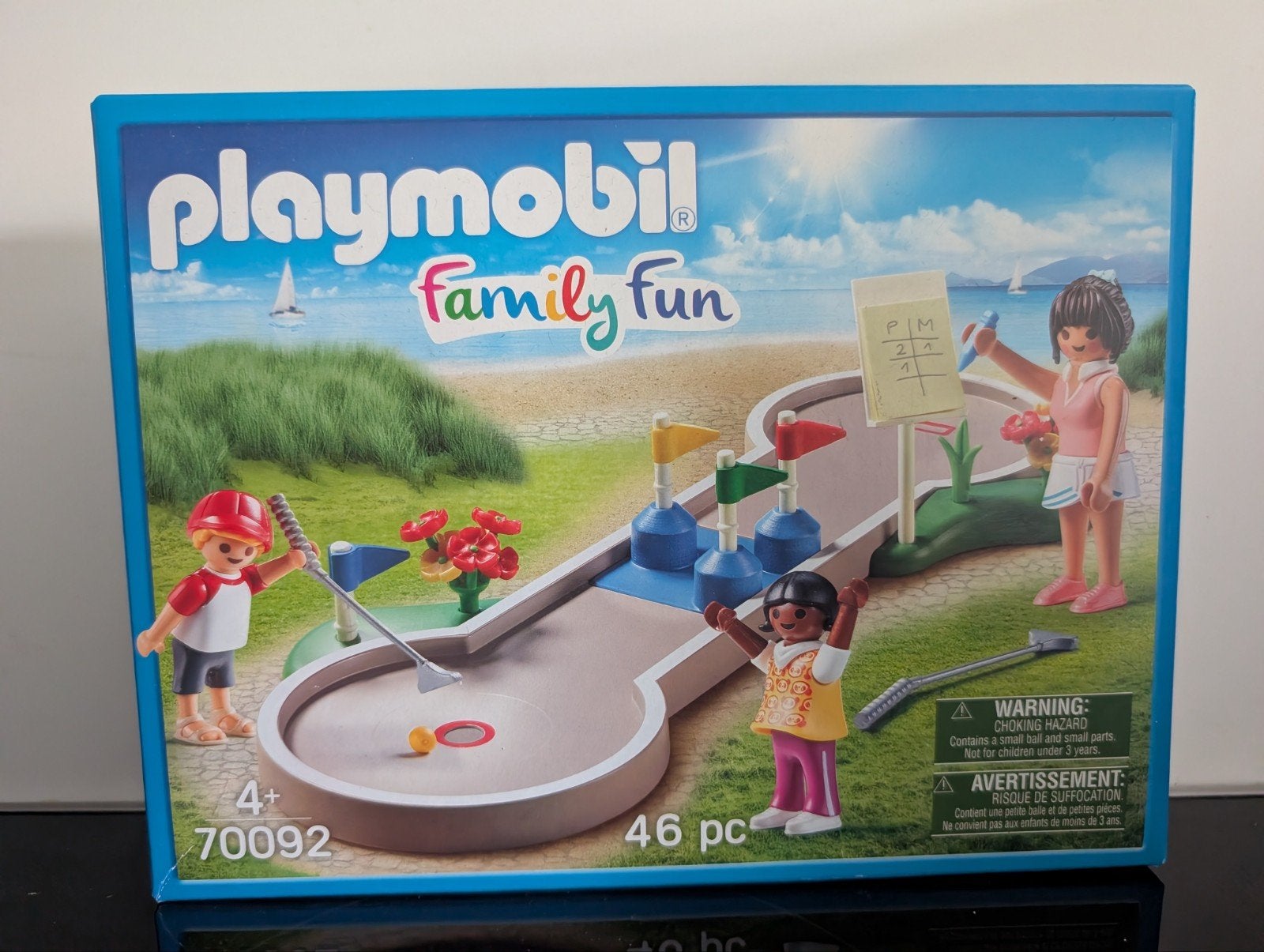 Playmobil mini golf baan met poppetjes 70092, Complete set, Overige typen, Nieuw, Ophalen of Verzenden