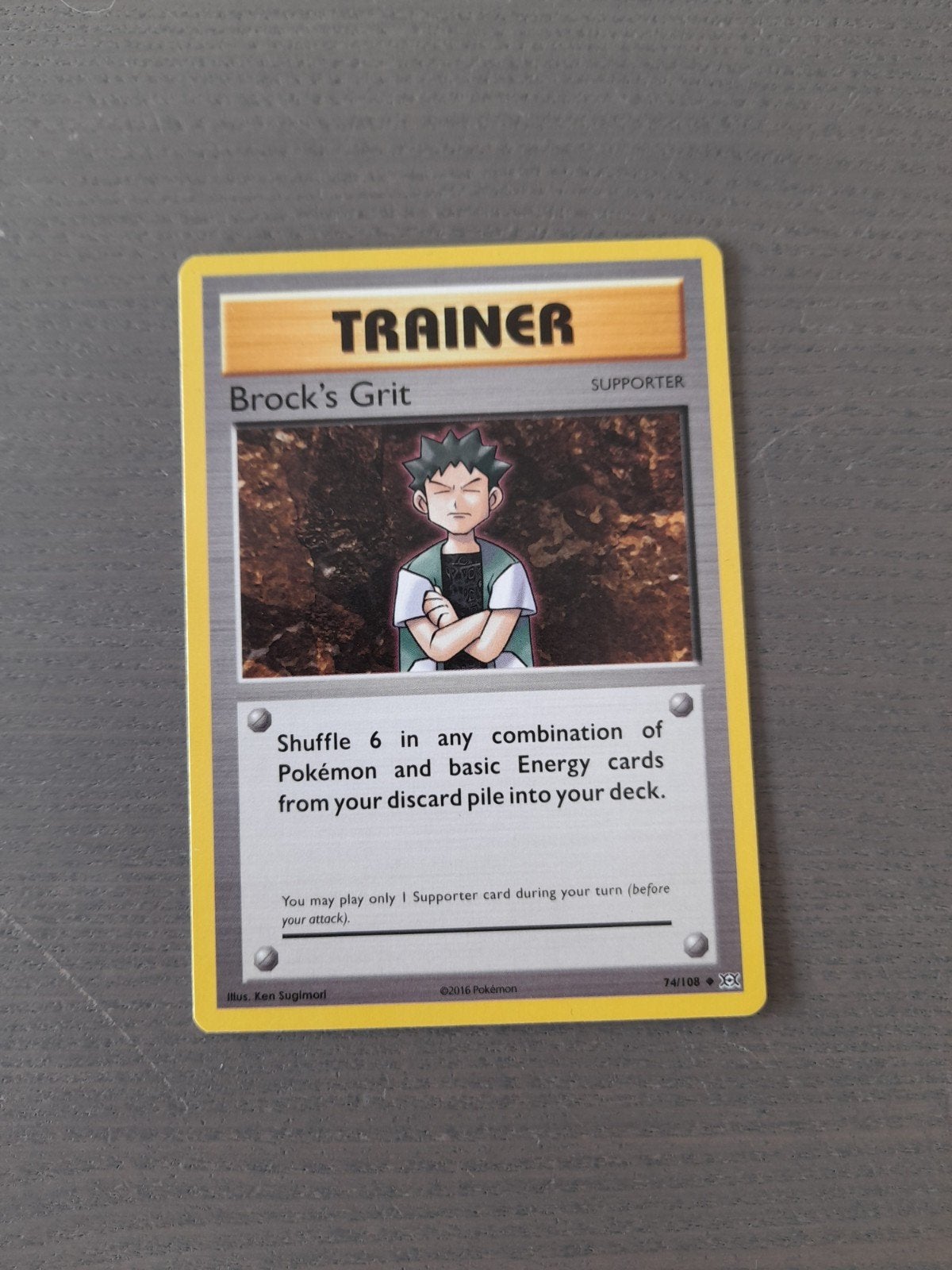 Evolutions 74/108 brock's grit, Ophalen of Verzenden, Zo goed als nieuw, Losse kaart