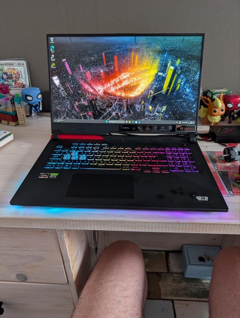 Asus Rog Strix G17 gaming laptop, Ophalen, Met videokaart, Asus, Qwerty