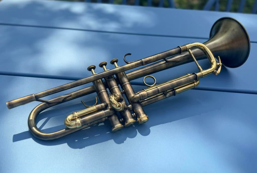 Adams A5 Custom, Muziek en Instrumenten, Blaasinstrumenten | Trompetten, Ophalen of Verzenden, Zo goed als nieuw, Bes-trompet