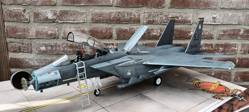 1/32 f15e Seymour Johnson (sadam hunter), Hobby en Vrije tijd, Modelbouw | Vliegtuigen en Helikopters, Overige merken, 1:72 tot 1:144