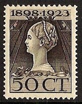 Nederland NVPH nr 128 ongebruikt Jubileum 1923, Ophalen of Verzenden, T/m 1940, Postfris