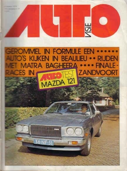 Autovisie 21 1976 : Simca Matra Bagheera - Renault 5 Alpine, Ophalen of Verzenden, Gelezen, Algemeen