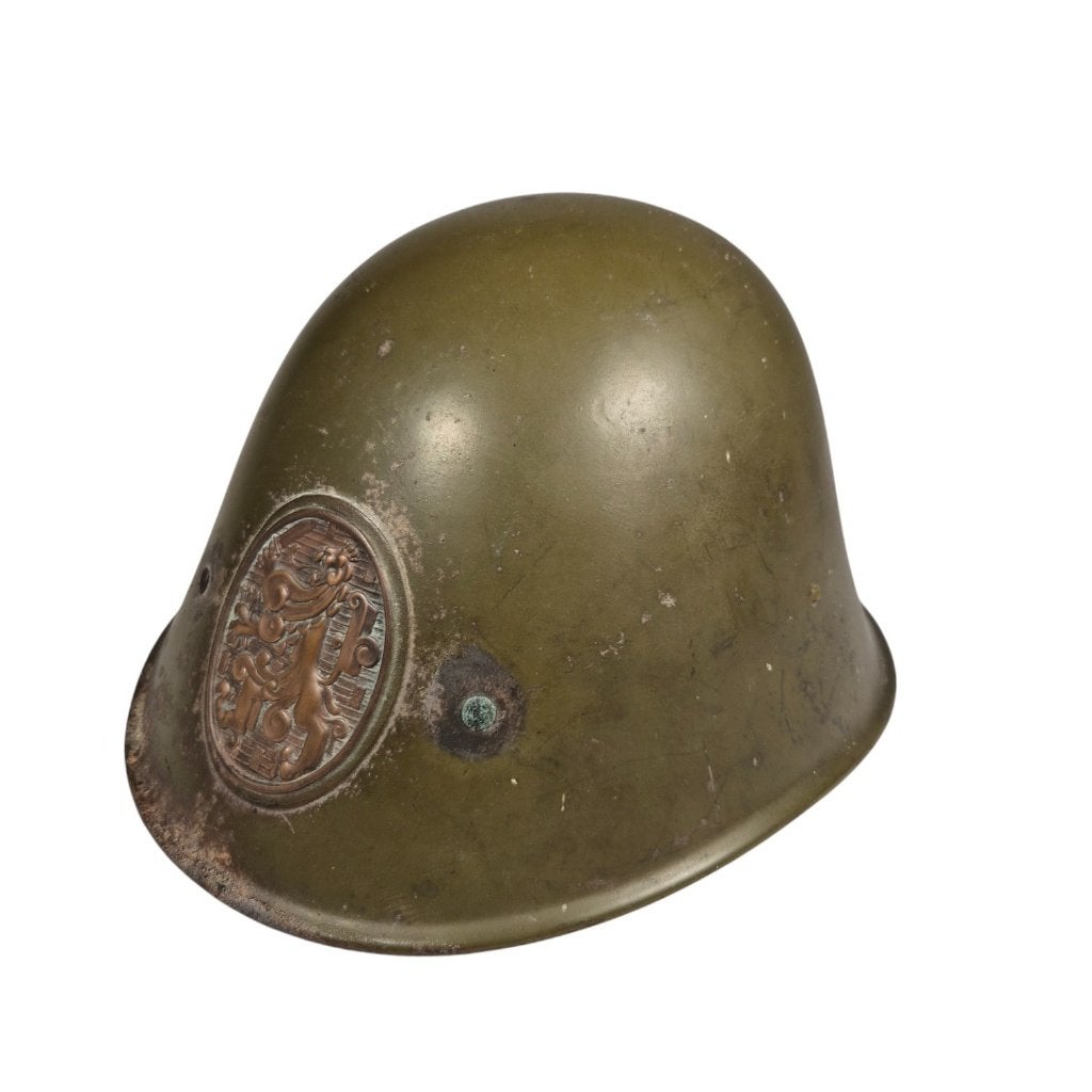 KNIL m40 helm maat 1, Verzamelen, -, -, Ophalen of Verzenden, Helm of Baret