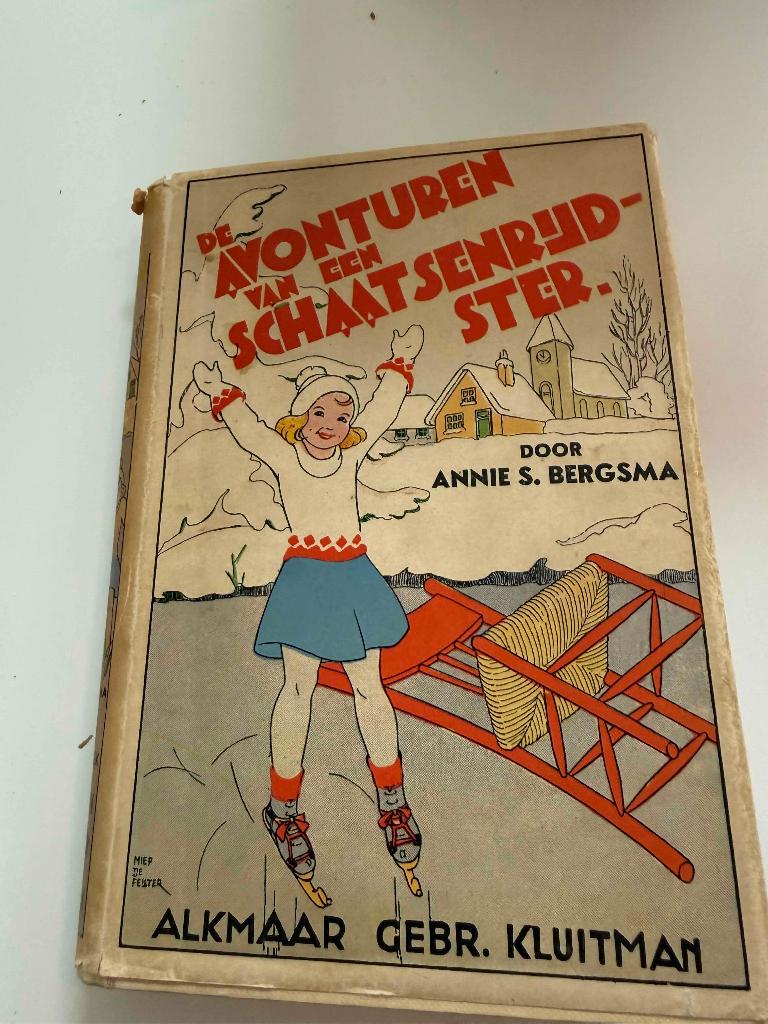 De Avonturen van een Schaatsenrijdster – Annie S. Bergsma, Gelezen, Fictie algemeen, Ophalen of Verzenden, Annie s. bergsma