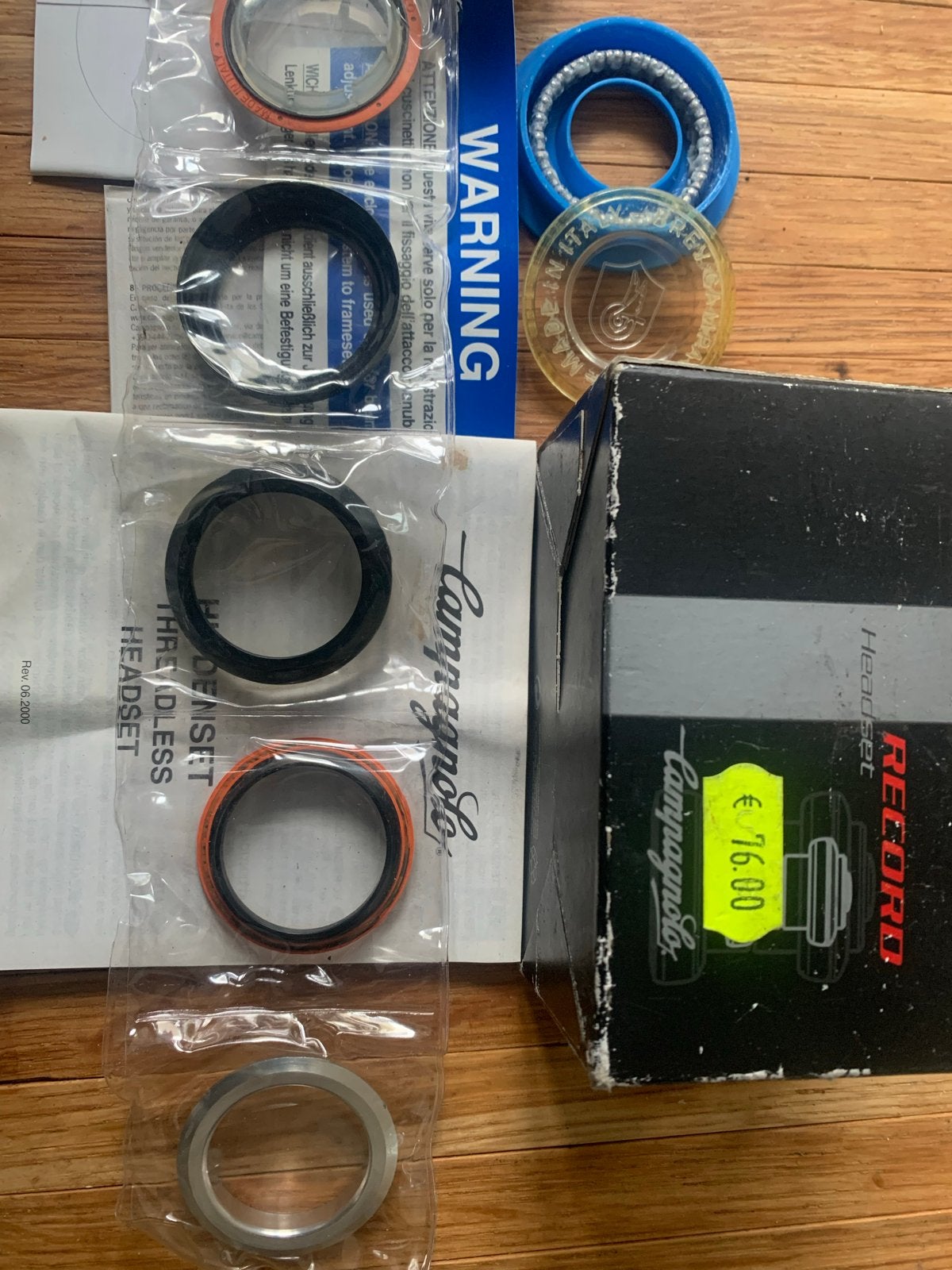 Campagnolo Record Hidden Headset 1 1/8” NOS, Fietsen en Brommers, Fietsonderdelen, Overige typen, Ophalen of Verzenden, Racefiets