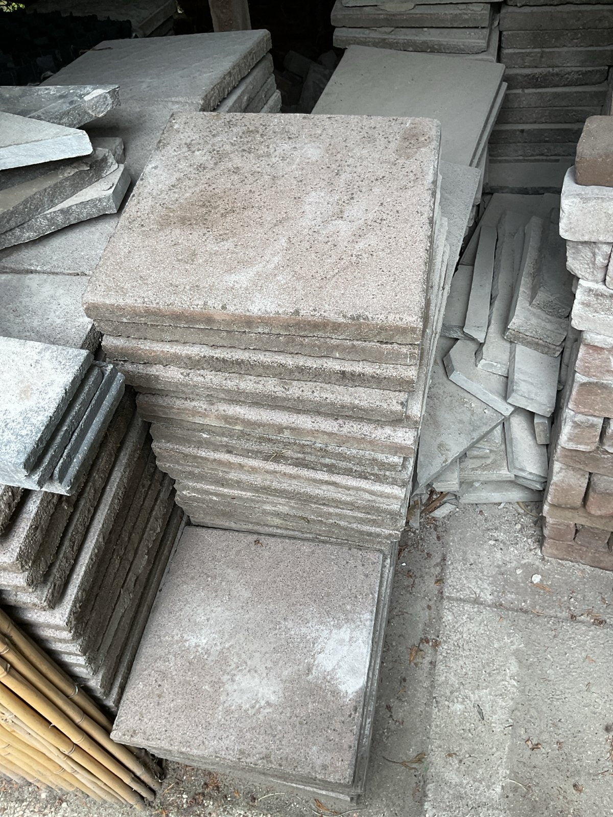 Gebruikte terrastegels van beton 40x40 cm, Ophalen, Gebruikt, 10 m² of meer, Beton