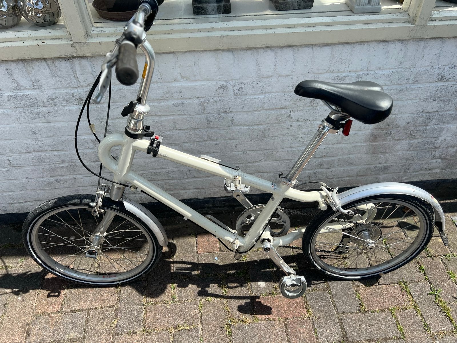 Giant CLIP Vouwfiets - Parelwit, 20 inch wielen, Overige merken, 20 inch of meer, Gebruikt, Velgrem