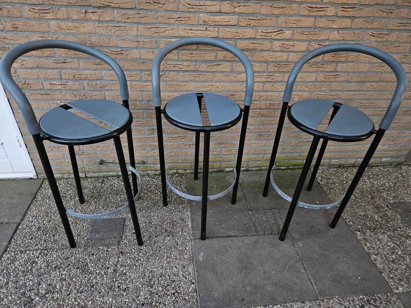 Barkrukken Pelikan Fritz Hansen 1992, 2 krukken, Ophalen, 60 tot 90 cm