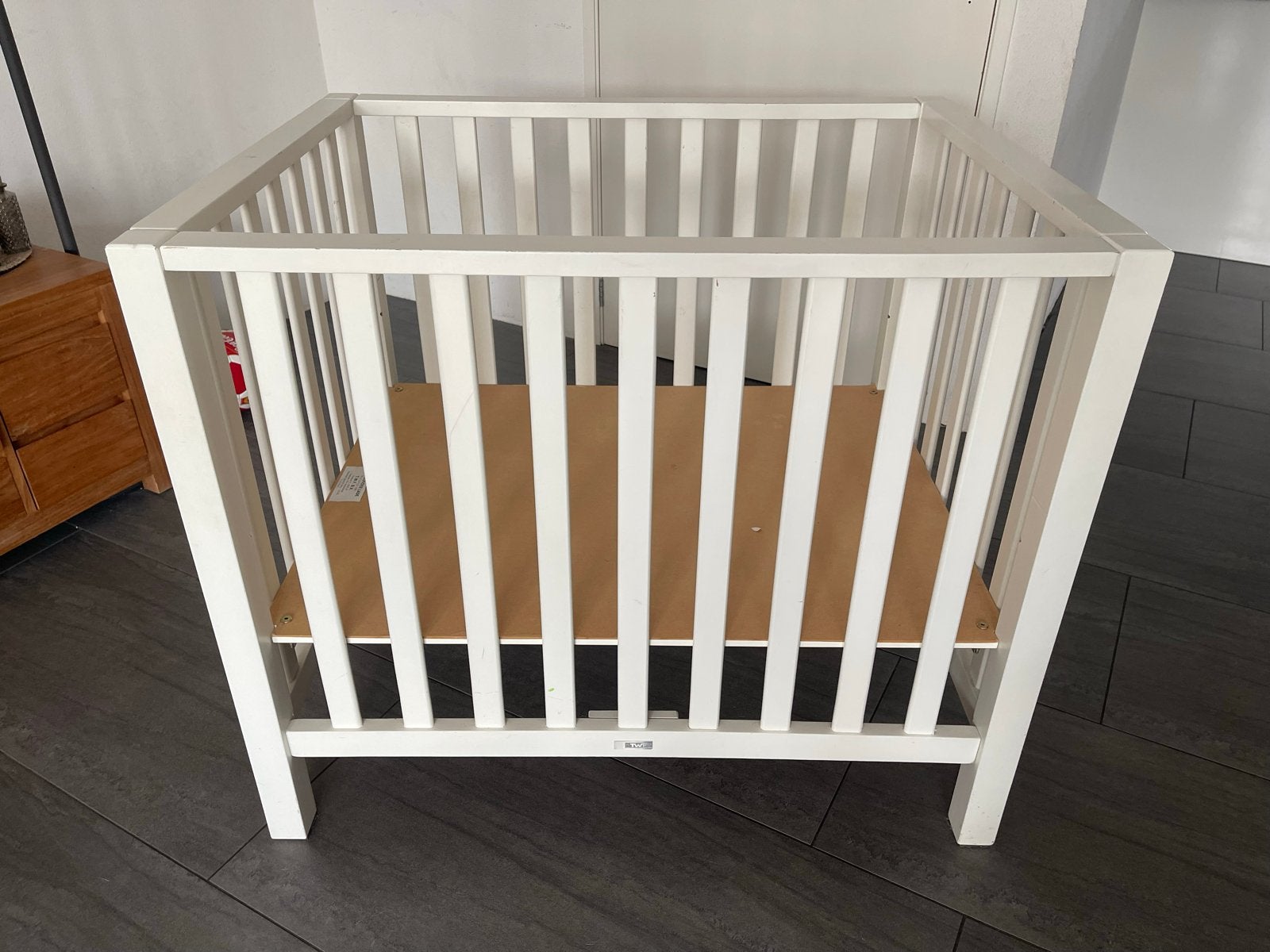 Wit houten box, Kinderen en Baby's, Ophalen, Gebruikt