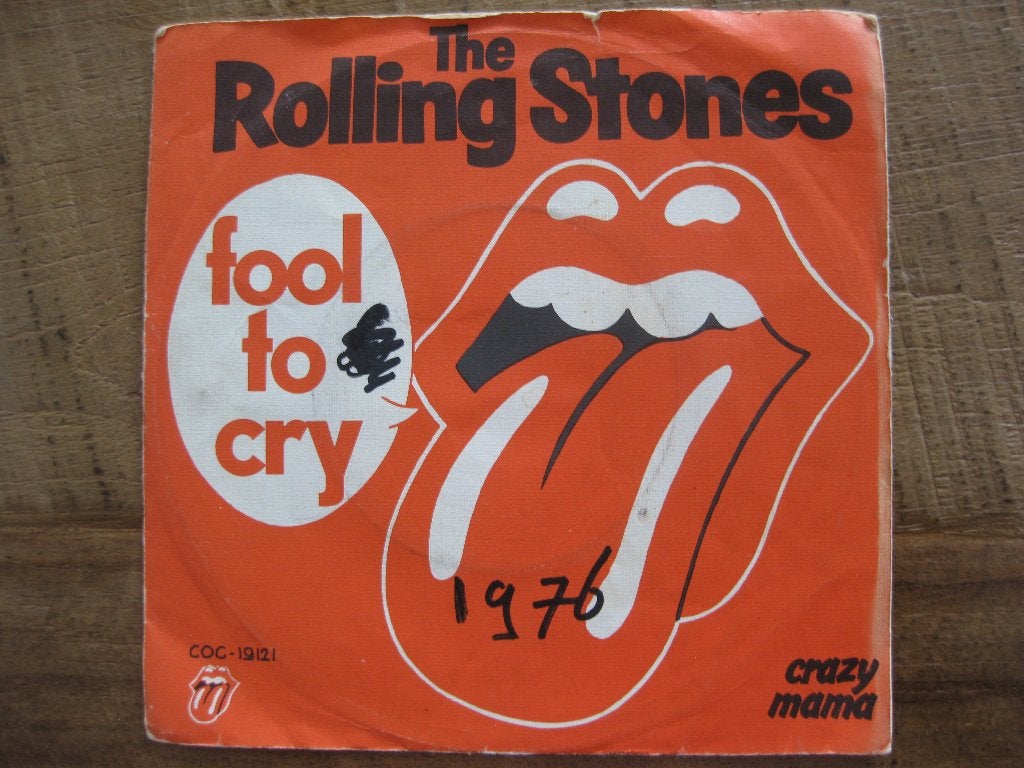Vinyl single The Rolling Stones   "Fool to cry", Ophalen of Verzenden, Gebruikt, Pop