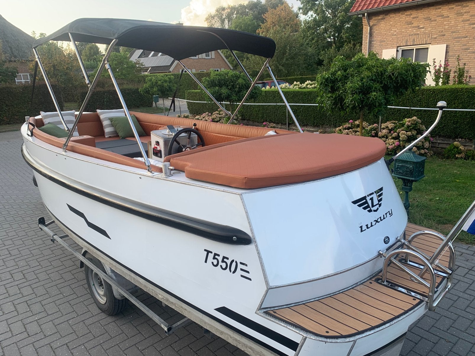 Tender Sloep luxury 550 met Honda 20 pk 4 takt, Ophalen, Zo goed als nieuw, Tender