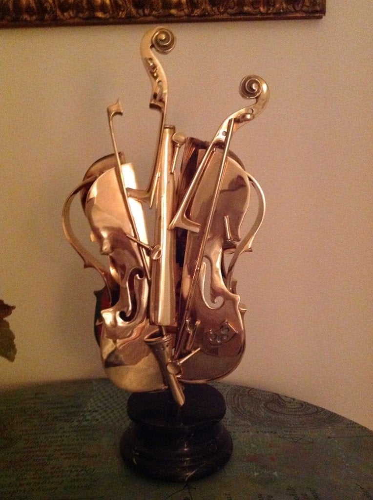 Armand fernandes violin MALI/TOGO, Antiek en Kunst, Kunst | Designobjecten, Ophalen