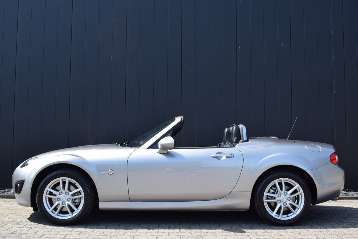 Mazda MX-5 Roadster Coupé 1.8 TS+ Zwart Leder | Stoelverwar, Auto's, Mazda, Euro 5, Achterwielaandrijving, Gebruikt, 4 cilinders