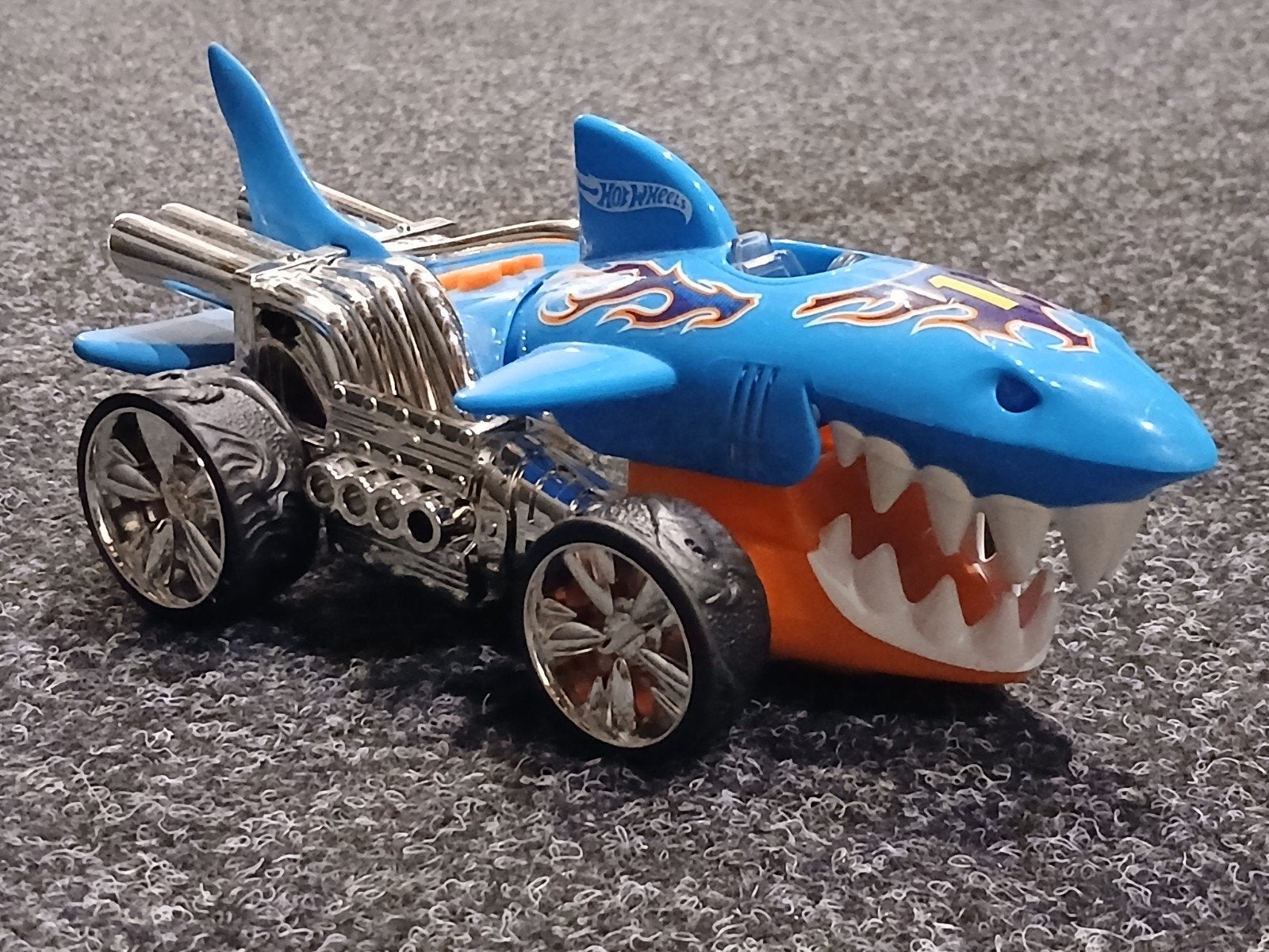 Hot Wheels Haai Auto met Licht en Geluid, Ophalen of Verzenden, Zo goed als nieuw