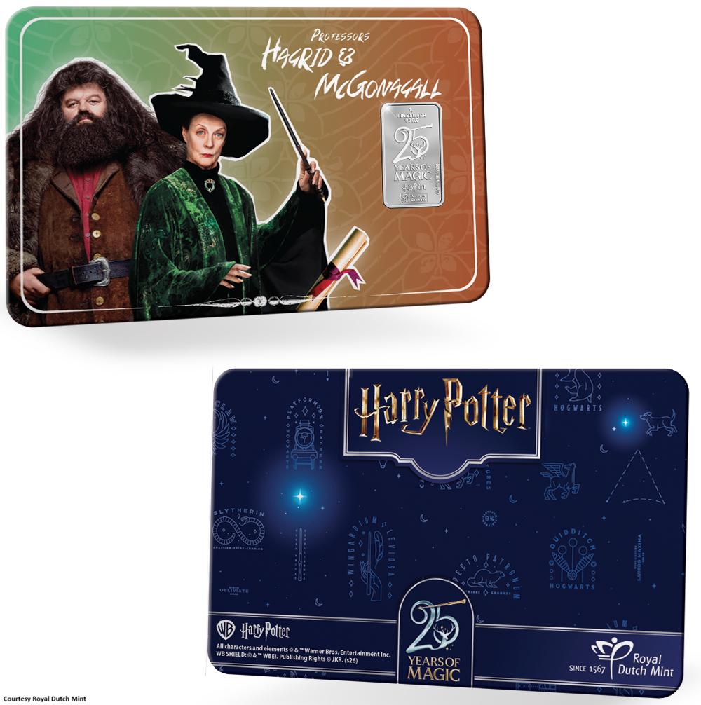 25 Years of Magic ver. Rubeus Hagrid en Minerva Anderling Ag, Setje, Zilver, Overige landen, Overige waardes
