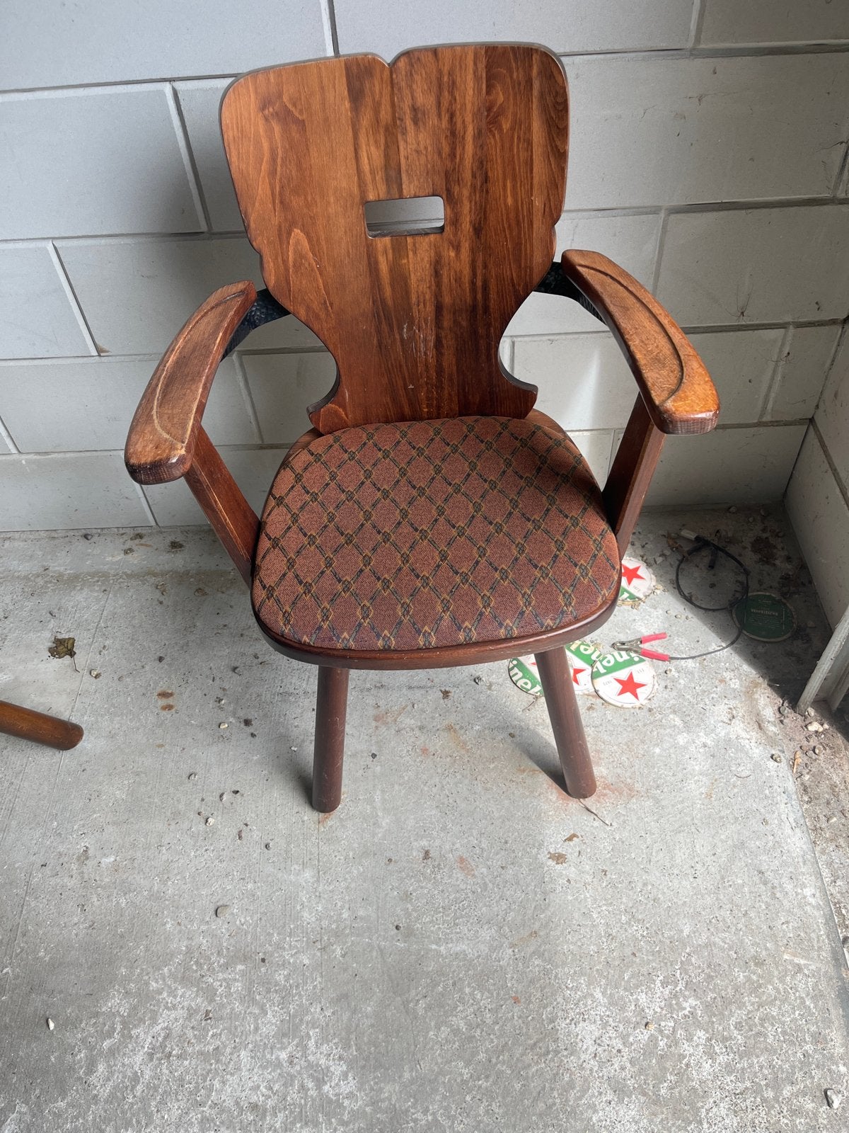 10 Vervoort stoelen - Gebruikt, kunnen nog een ronde mee, Ophalen