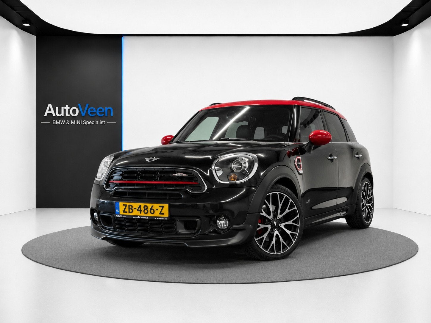 Mini Countryman 1.6 John Cooper Works ALL4 Chili (LEDER, HAR, Auto's, Mini, Bedrijf, Te koop, Countryman, 4x4, ABS, Airbags, Airconditioning