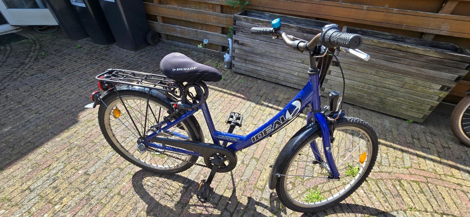 Blauwe kinderfiets - Ideaal voor jonge avonturiers, Fietsen en Brommers, Overige merken, Gebruikt, Velgrem, Ophalen of Verzenden