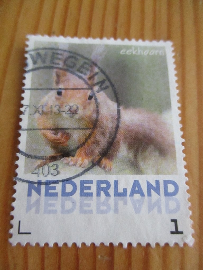 postzegel, Postzegels en Munten, Ophalen of Verzenden, Gestempeld