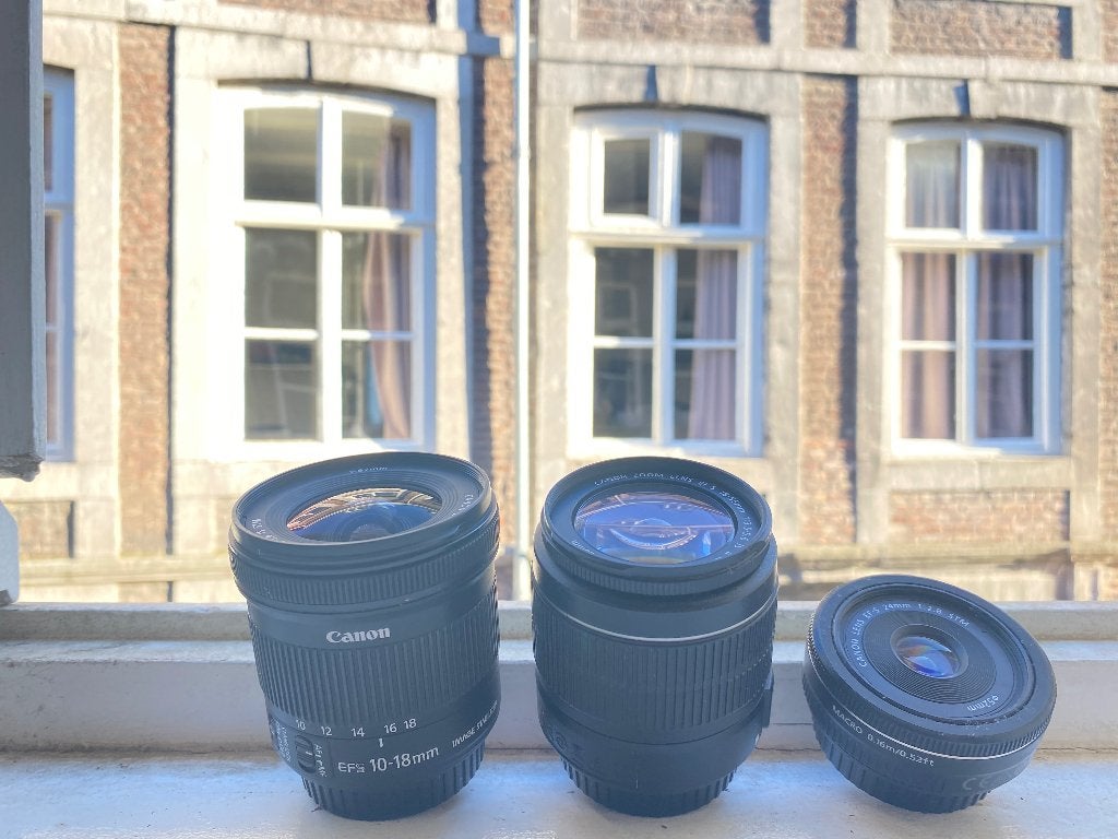 Canon EF-S lenses bundle: 18–55mm IS + 24mm f/2.8 STM, Audio, Tv en Foto, Fotografie | Lenzen en Objectieven, Canon, 18 mm, Nieuw
