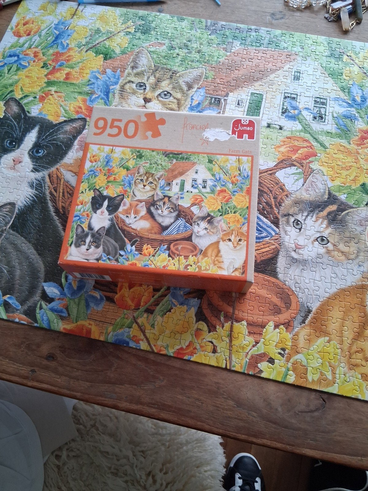 puzzel Franciens katten, Ophalen, 500 t/m 1500 stukjes, Zo goed als nieuw