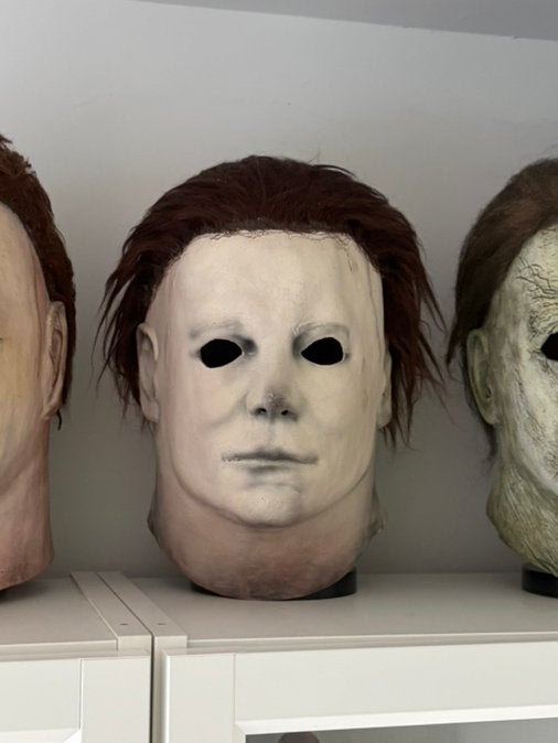 Michael Myers Halloween Masker, Hobby en Vrije tijd, Kostuums, Theaterbenodigdheden en LARP, Ophalen of Verzenden, Zo goed als nieuw