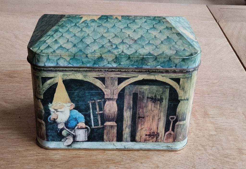 2 vintage Blikjes Rien Poortvliet / Niemeijer, Verzenden, Gebruikt, Overige