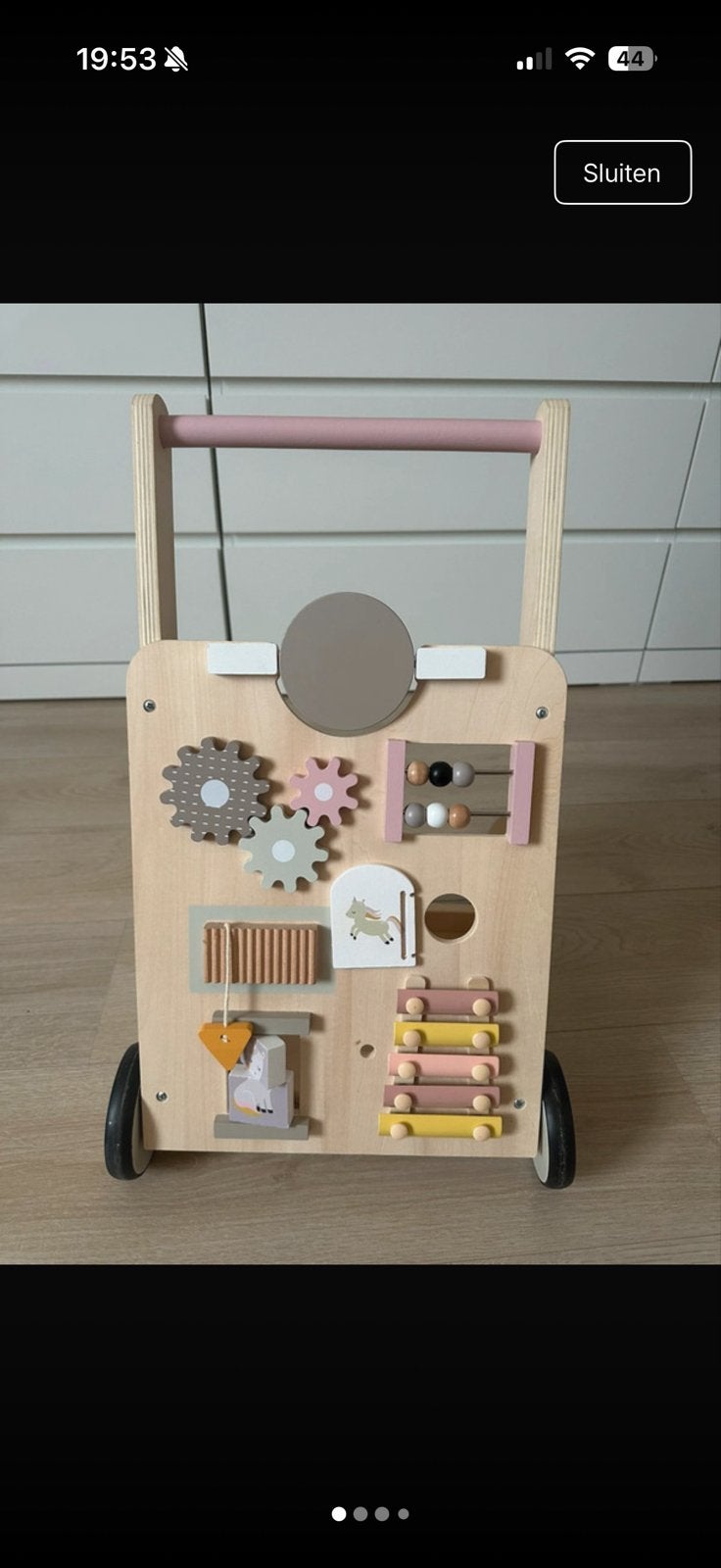 Petit Amélie loopwagen, Ophalen, Zo goed als nieuw, Overige typen, Met geluid