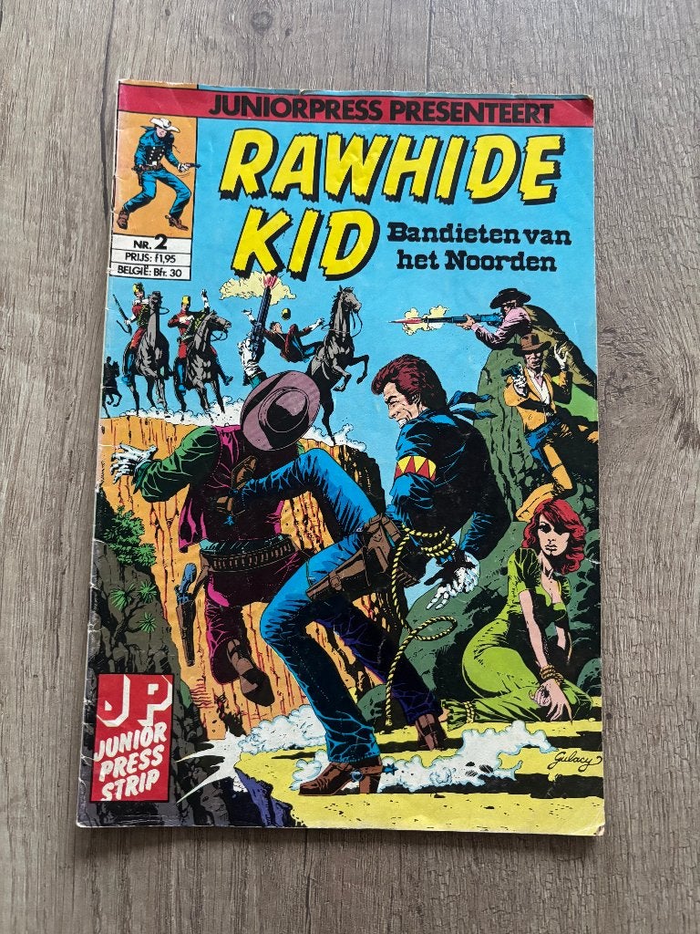comic rawhide kid nummer 2, Europa, Ophalen of Verzenden, Junior Press, Gelezen