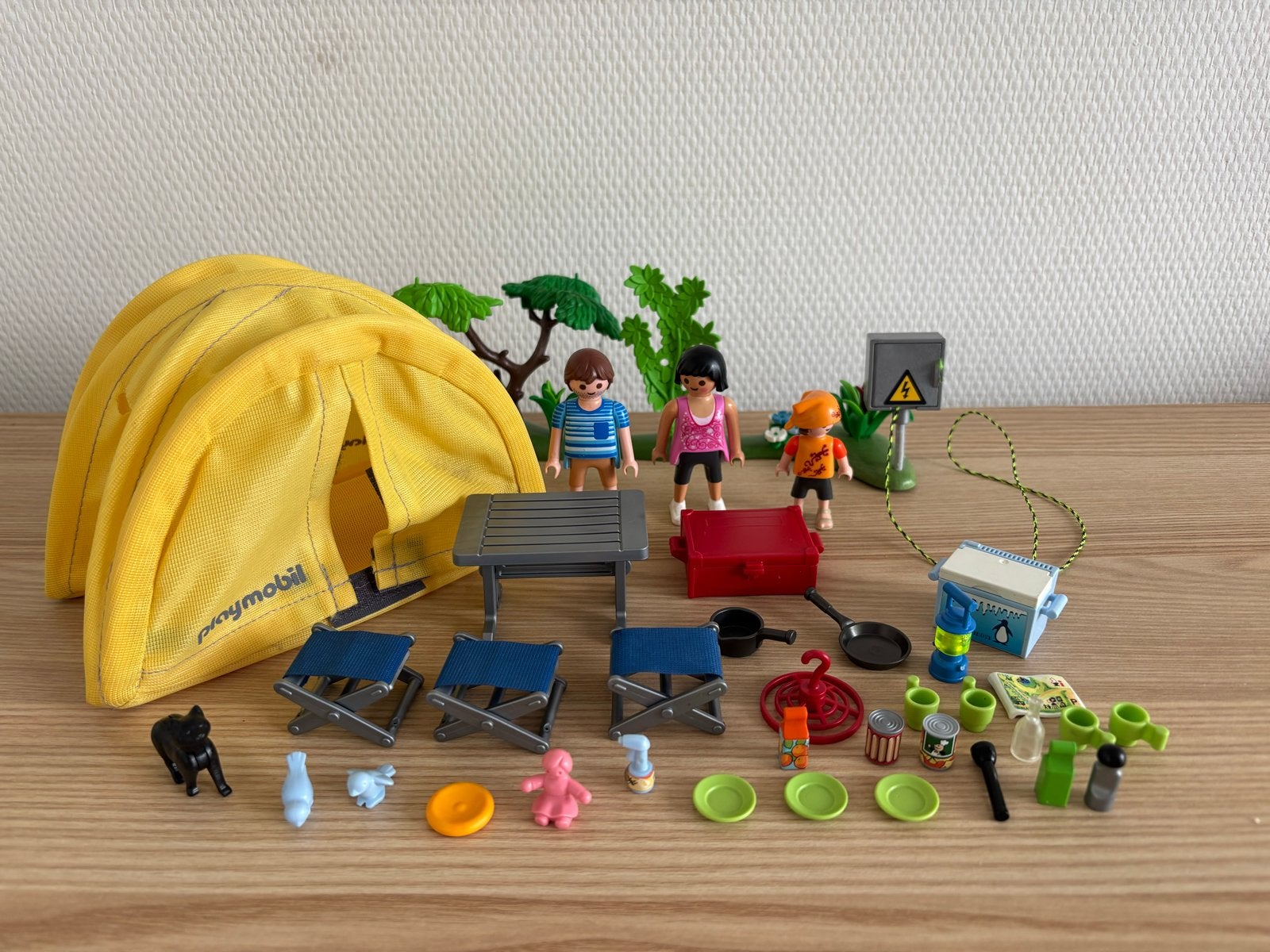 Playmobil Kampeervakantie met Tent en Accessoires, Ophalen of Verzenden, Zo goed als nieuw