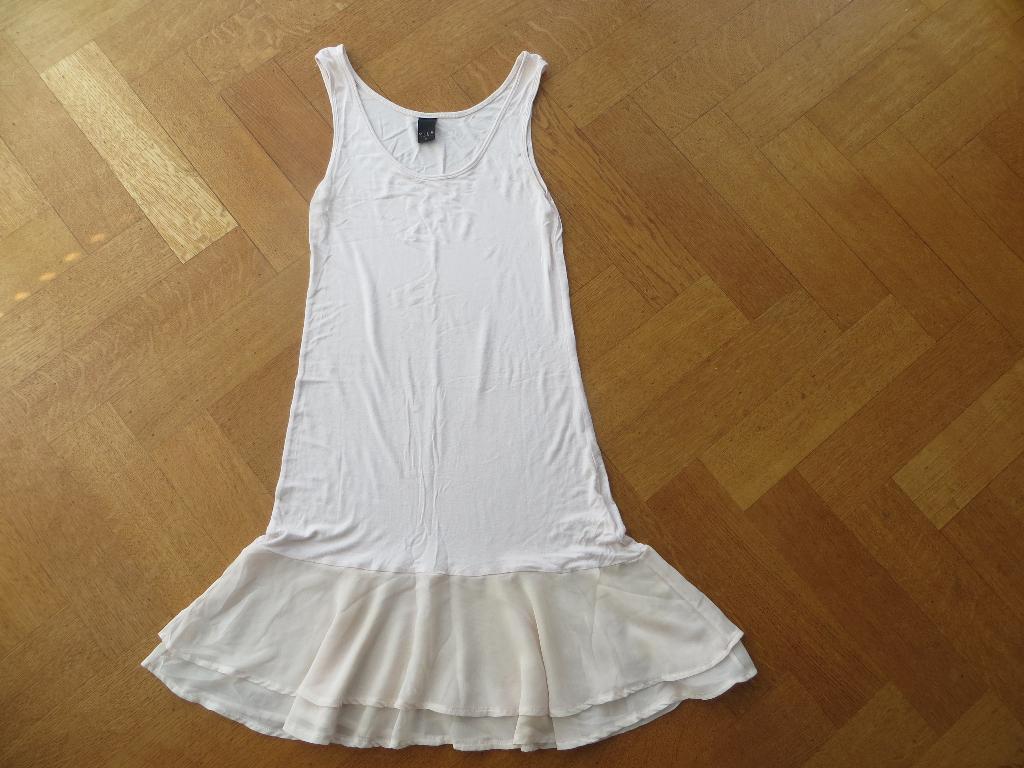 VILA Lichtroze zomerjurk strandjurk Tricot en voile Maat M, Maat 38/40 (M), Vila, Ophalen of Verzenden, Zo goed als nieuw