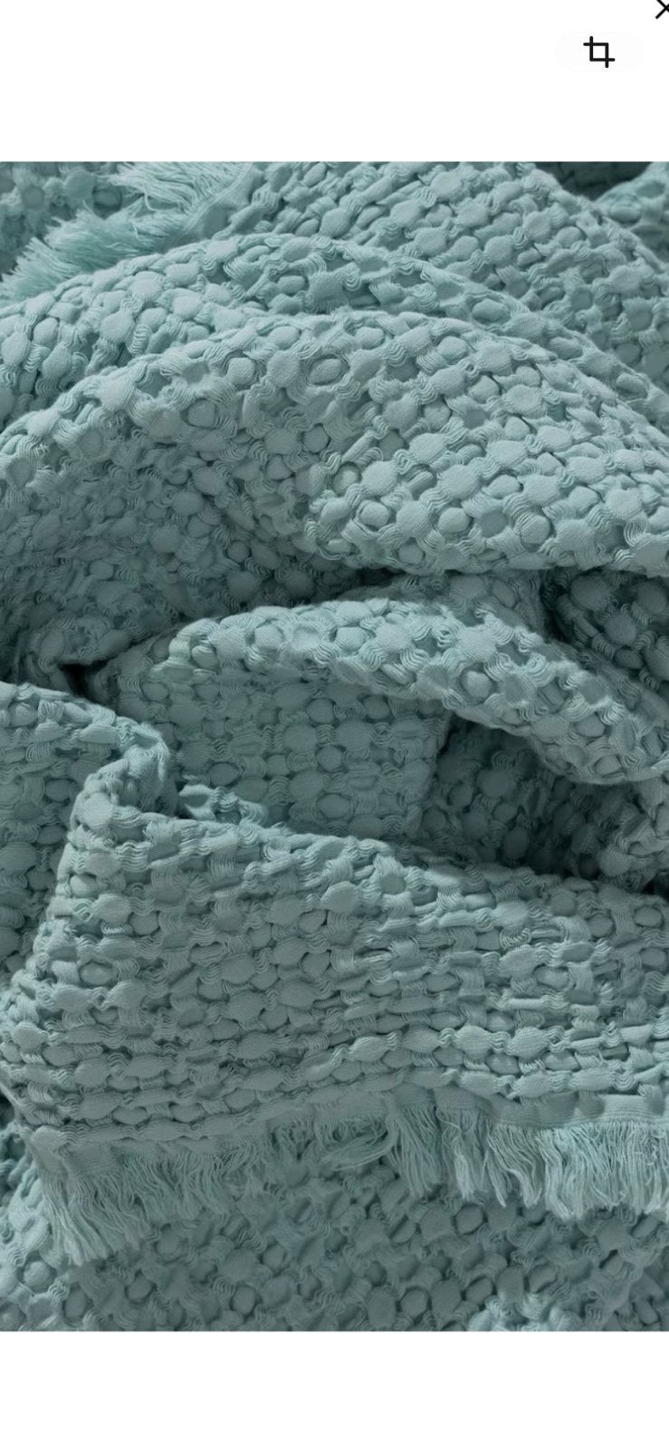 Katoenen plaid van H&M HOME nieuw, Ophalen of Verzenden, Nieuw