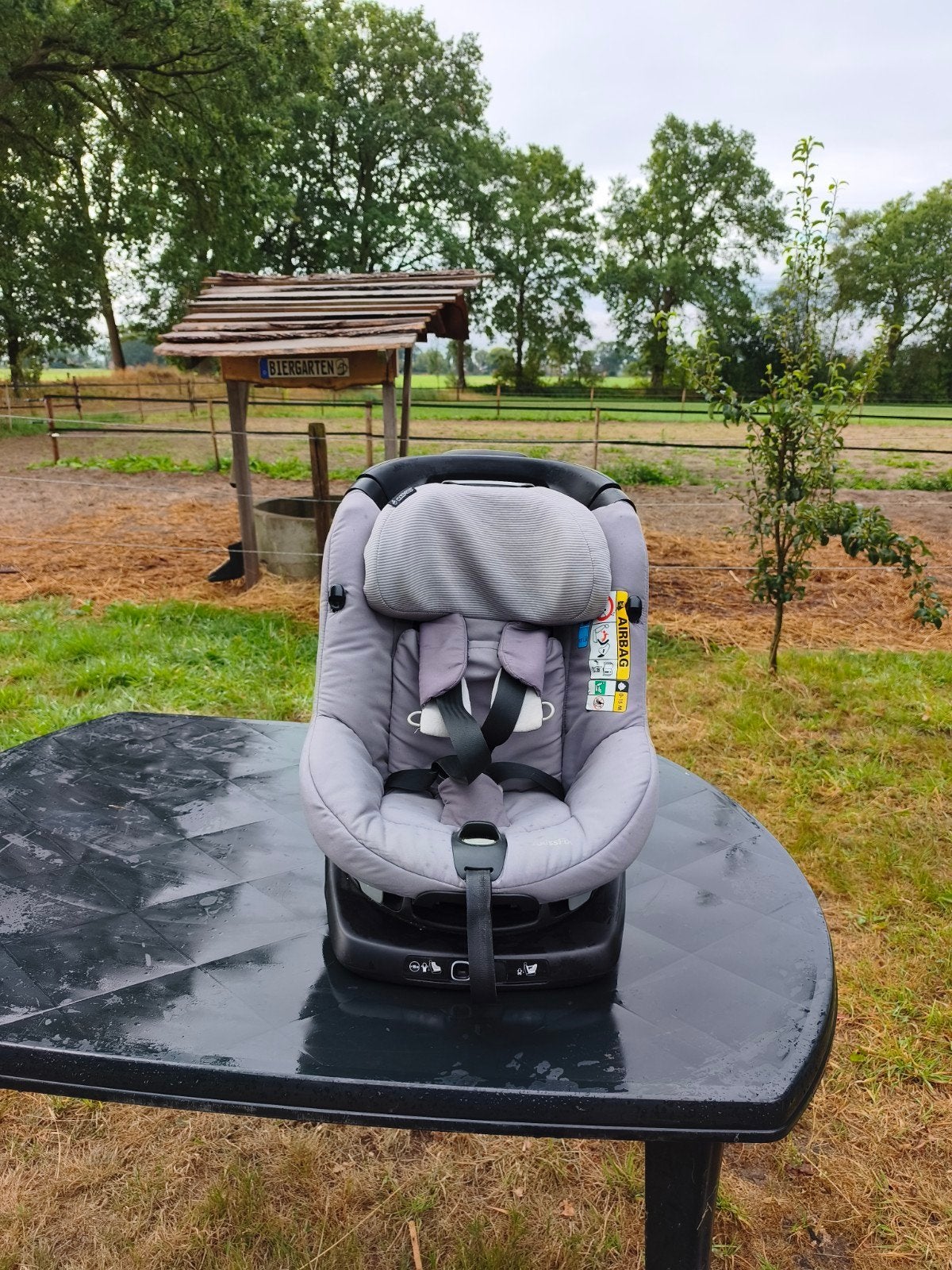 Maxi Cosi Axiss fix grijs, Ophalen, Gebruikt, 9 t/m 18 kg, Isofix