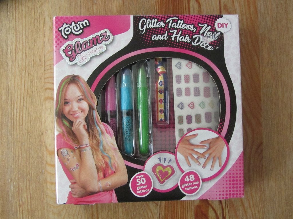 Glitter tattoos, hair and nail deco (nieuw), Ophalen of Verzenden, Nieuw
