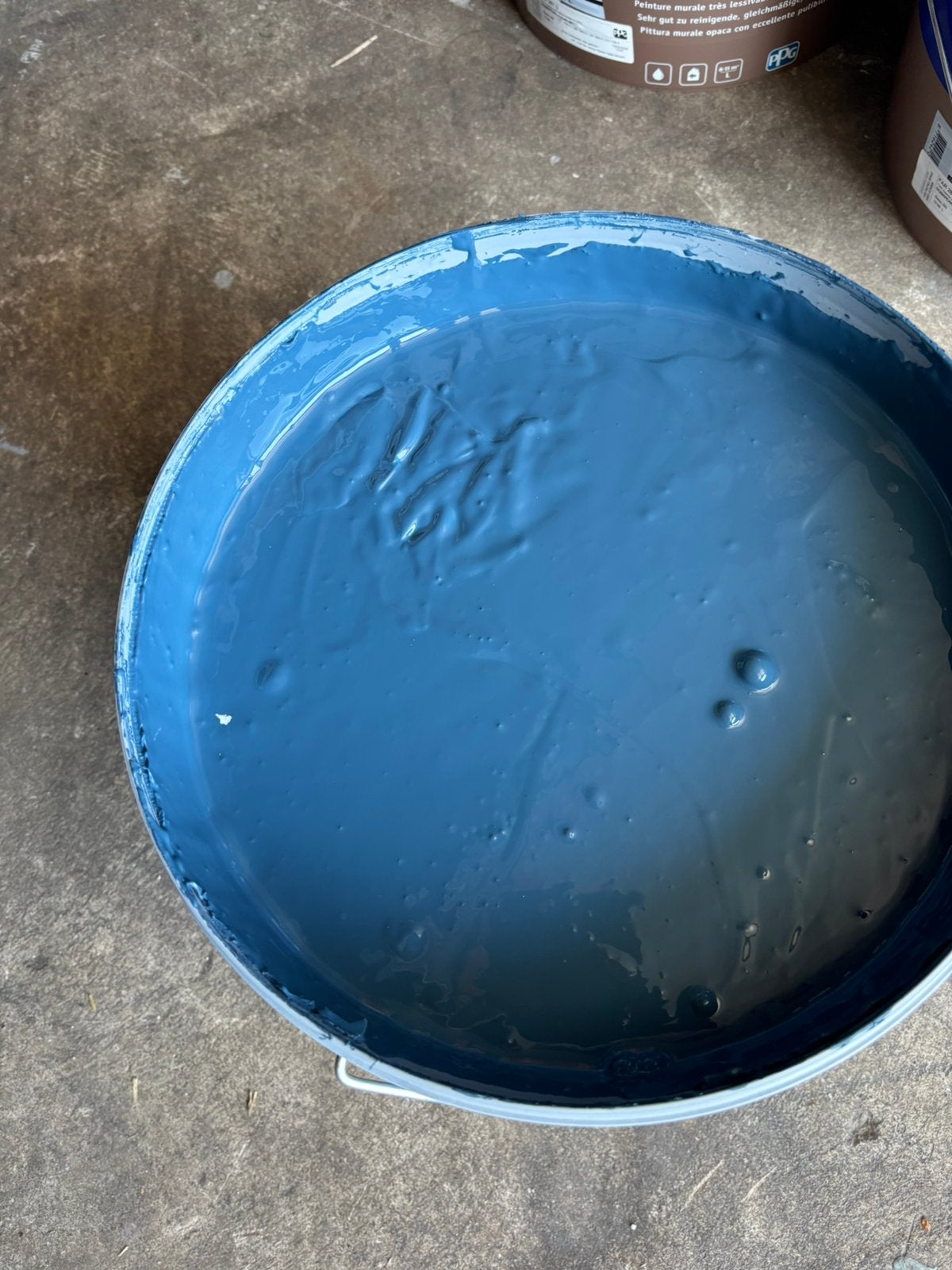Blauwe sigma pearl clean 4 maal 10 liter, Ophalen, Zo goed als nieuw, Blauw