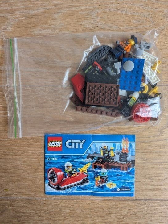 lego city Brandweer starterset 60106, Kinderen en Baby's, Lego, Inclusief instructies, Ophalen of Verzenden, Complete set