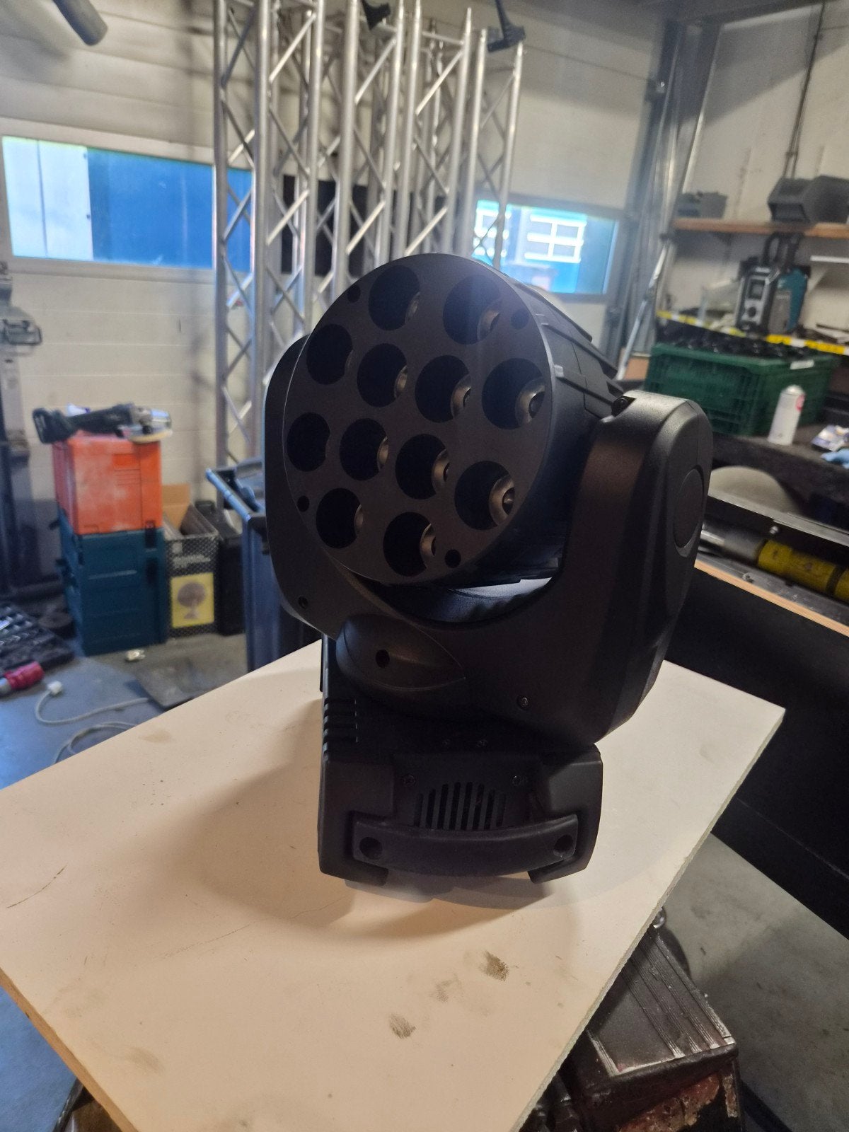 Ayra Ero Minibeam 12 - 6 stuks + spare voor onderdelen, Ophalen of Verzenden, Gebruikt, Licht, Geluidgestuurd