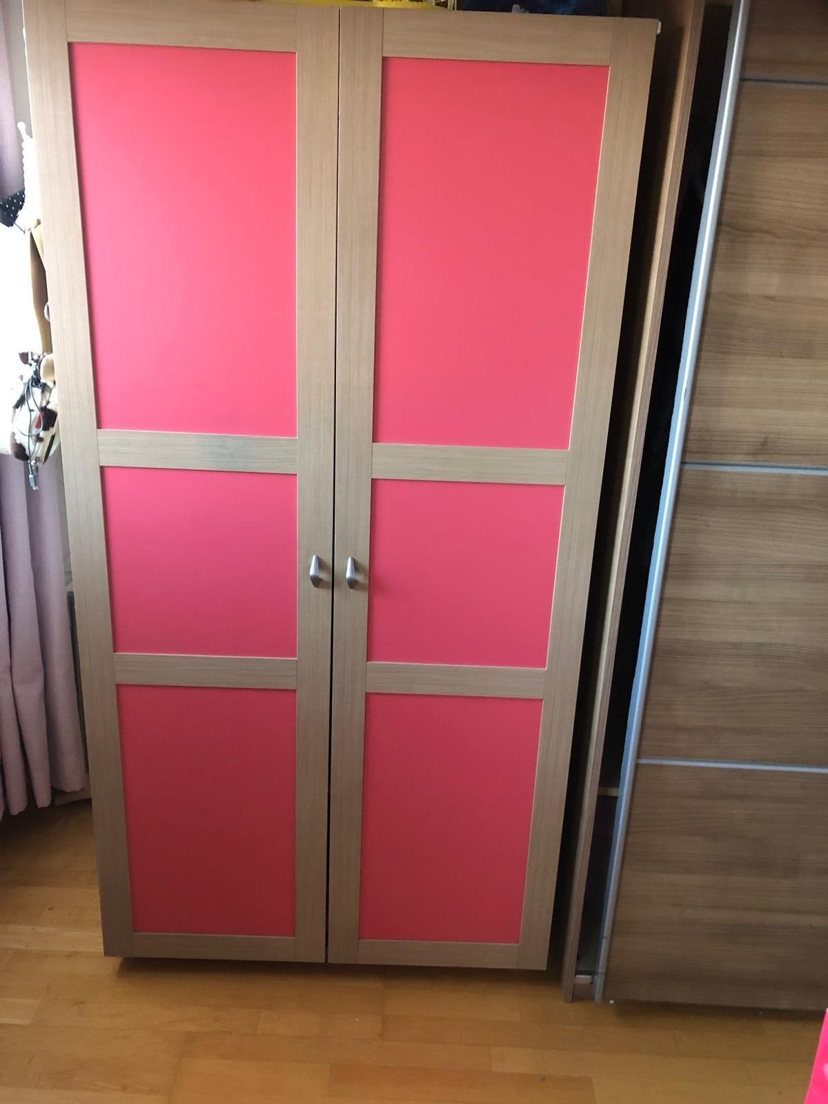 roze kledingkast voor meisjeskamer, Ophalen, 50 tot 70 cm, 105 cm of meer