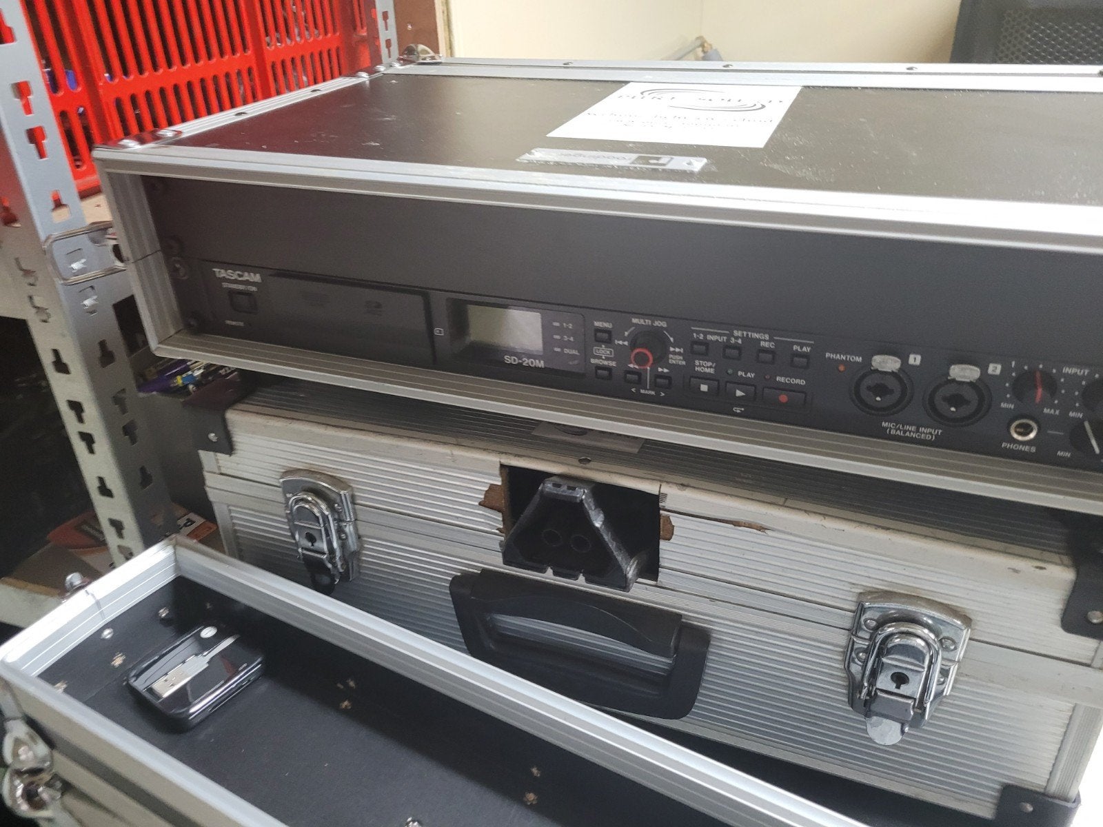 Tascam SD-20M Solid State Recorder, Audio, Tv en Foto, Ophalen of Verzenden, Gebruikt, Audio