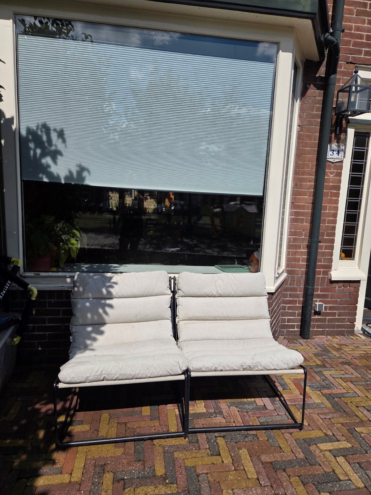 twee tuinstoelen (lounge) van de kwantum, Tuin en Terras, Ophalen